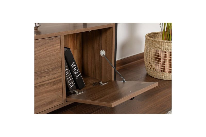 Konsoli Hemani Musta pähkinä - Musta pähkinä - Huonekalut - Pöytä & ruokailuryhmä - Apupöytä & sivupöytä - Konsolipöytä