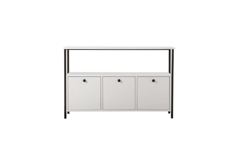 Konsoli Hemani Valkoinen Musta - Valkoinen Musta - Huonekalut - Pöytä & ruokailuryhmä - Apupöytä & sivupöytä - Konsolipöytä