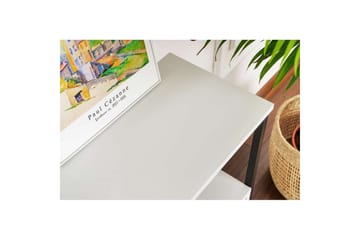 Konsoli Hemani Valkoinen Musta - Valkoinen Musta - Huonekalut - Pöytä & ruokailuryhmä - Apupöytä & sivupöytä - Eteispöytä