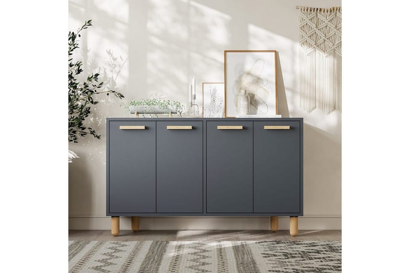 Konsoli Hungirr Antrasiitti - Antrasiitti - Huonekalut - Pöytä & ruokailuryhmä - Apupöytä & sivupöytä - Konsolipöytä