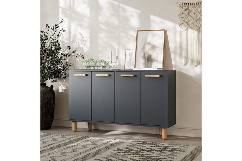 Konsoli Hungirr Antrasiitti - Antrasiitti - Huonekalut - Pöytä & ruokailuryhmä - Apupöytä & sivupöytä - Konsolipöytä