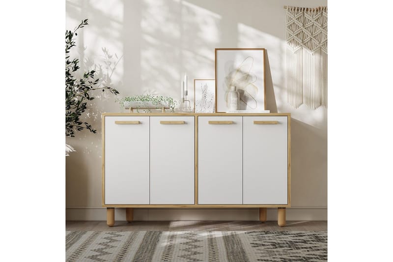 Konsoli Hungirr Safidoniritammi / Valkoinen - Safidoniritammi / Valkoinen - Huonekalut - Pöytä & ruokailuryhmä - Apupöytä & sivupöytä - Konsolipöytä