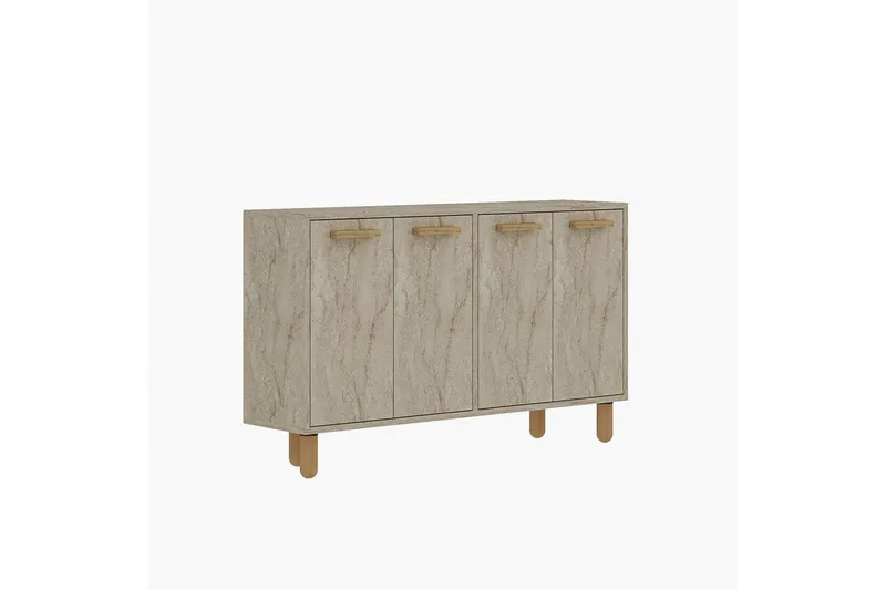 Konsoli Hungirr Traverten - Traverten - Huonekalut - Pöytä & ruokailuryhmä - Apupöytä & sivupöytä - Konsolipöytä