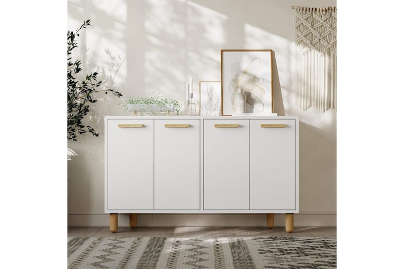 Konsoli Hungirr Valkoinen - Valkoinen - Huonekalut - Pöytä & ruokailuryhmä - Apupöytä & sivupöytä - Konsolipöytä