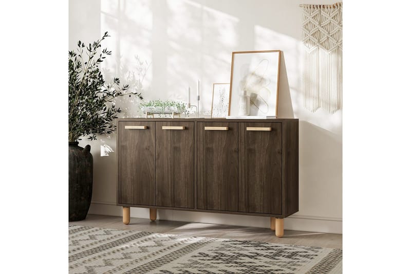 Konsoli Hungirr Pähkinäpuu - Pähkinäpuu - Huonekalut - Pöytä & ruokailuryhmä - Apupöytä & sivupöytä - Konsolipöytä