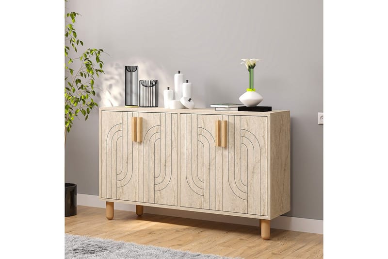 Konsoli Januka Traverten - Traverten - Huonekalut - Pöytä & ruokailuryhmä - Apupöytä & sivupöytä - Konsolipöytä