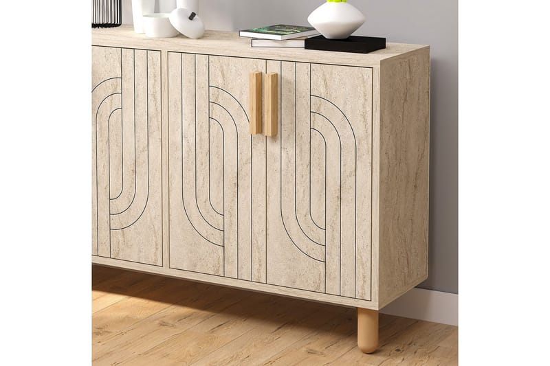 Konsoli Januka Traverten - Traverten - Huonekalut - Pöytä & ruokailuryhmä - Apupöytä & sivupöytä - Konsolipöytä