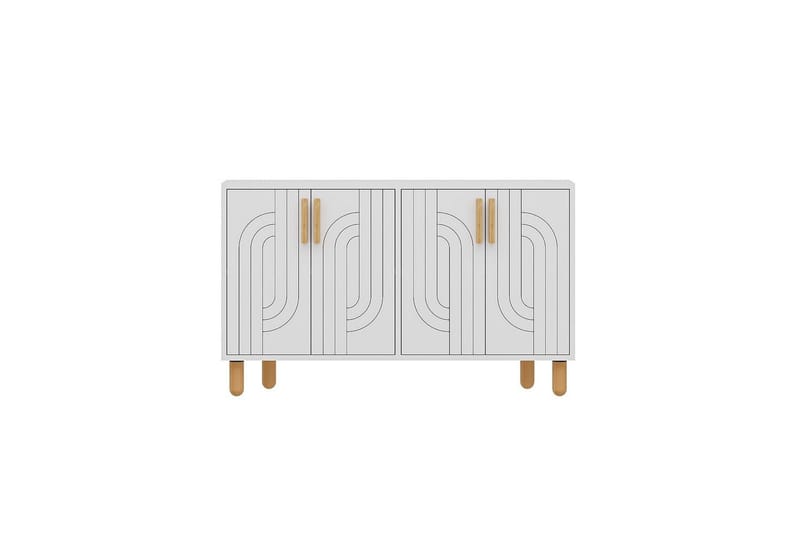 Konsoli Januka Valkoinen - Valkoinen - Huonekalut - Pöytä & ruokailuryhmä - Apupöytä & sivupöytä - Konsolipöytä