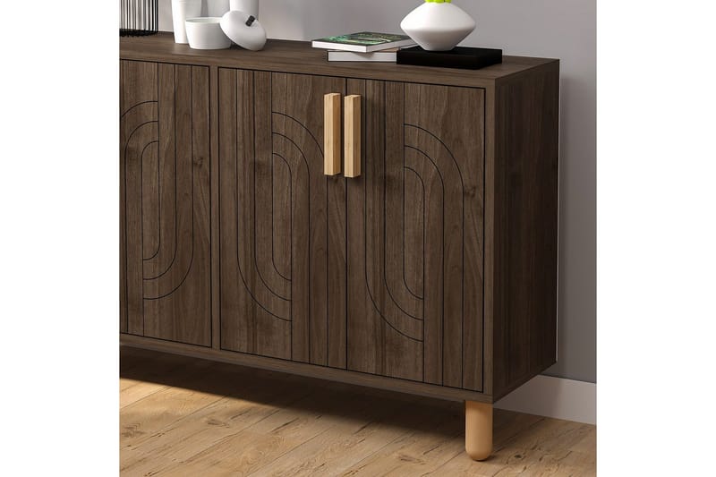 Konsoli Januka Pähkinäpuu - Pähkinäpuu - Huonekalut - Pöytä & ruokailuryhmä - Apupöytä & sivupöytä - Konsolipöytä