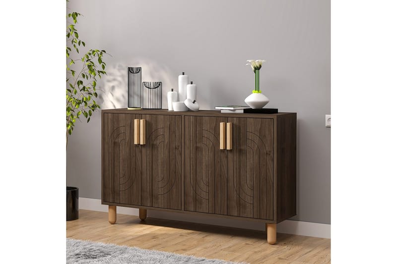 Konsoli Januka Pähkinäpuu - Pähkinäpuu - Huonekalut - Pöytä & ruokailuryhmä - Apupöytä & sivupöytä - Konsolipöytä