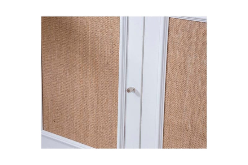 Konsoli Jatinder valkoinen / tammi - Keskisävyinen puu/Valkoinen - Huonekalut - Pöytä & ruokailuryhmä - Apupöytä & sivupöytä - Konsolipöytä