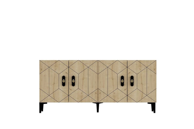 Konsoli Kaysie Antrasiitti / Safidoniritammi - Antrasiitti / Safidoniritammi - Huonekalut - Pöytä & ruokailuryhmä - Apupöytä & sivupöytä - Konsolipöytä