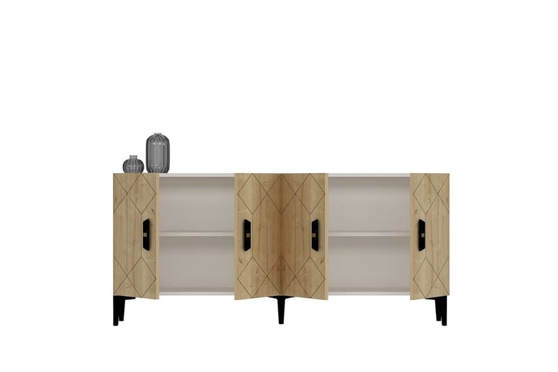 Konsoli Kaysie Valkoinen / Safidoniritammi - Valkoinen / Safidoniritammi - Huonekalut - Pöytä & ruokailuryhmä - Apupöytä & sivupöytä - Konsolipöytä