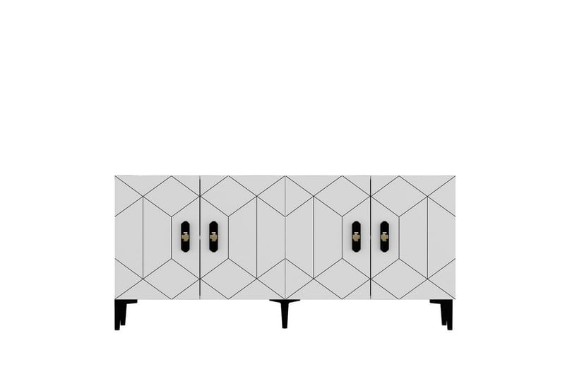 Konsoli Kaysie Valkoinen - Valkoinen - Huonekalut - Pöytä & ruokailuryhmä - Apupöytä & sivupöytä - Konsolipöytä