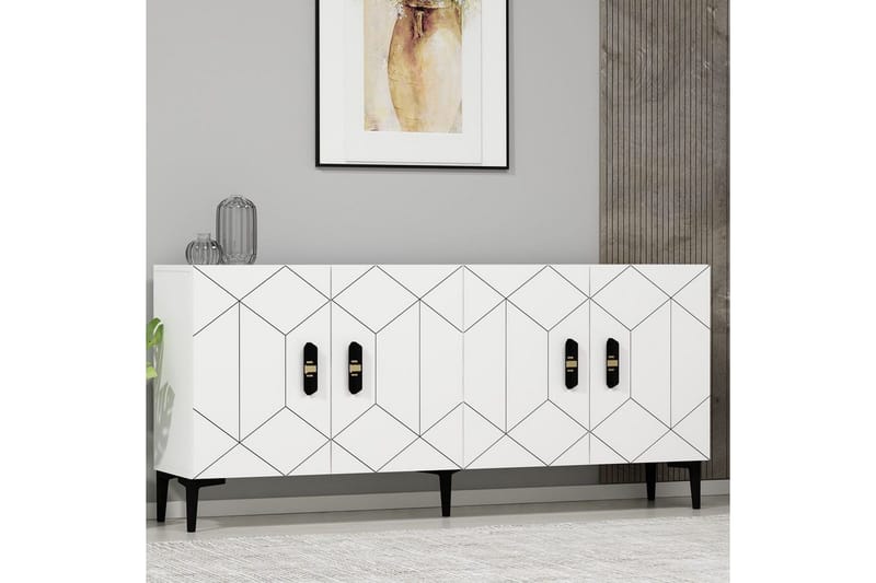 Konsoli Kaysie Valkoinen - Valkoinen - Huonekalut - Pöytä & ruokailuryhmä - Apupöytä & sivupöytä - Konsolipöytä