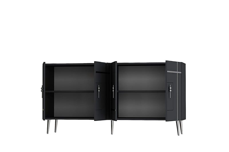 Konsoli Linja Antrasiitti / Hopea - Antrasiitti / Hopea - Huonekalut - Pöytä & ruokailuryhmä - Apupöytä & sivupöytä - Konsolipöytä