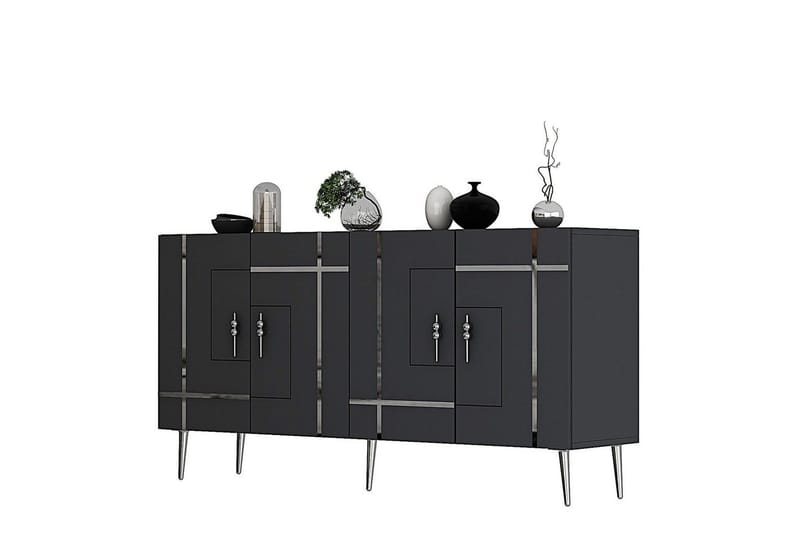 Konsoli Linja Antrasiitti / Hopea - Antrasiitti / Hopea - Huonekalut - Pöytä & ruokailuryhmä - Apupöytä & sivupöytä - Konsolipöytä