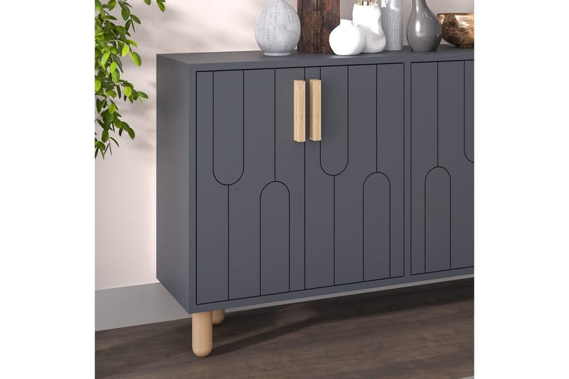 Konsoli Masateru Antrasiitti - Antrasiitti - Huonekalut - Pöytä & ruokailuryhmä - Apupöytä & sivupöytä - Konsolipöytä