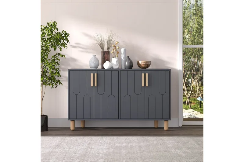 Konsoli Masateru Antrasiitti - Antrasiitti - Huonekalut - Pöytä & ruokailuryhmä - Apupöytä & sivupöytä - Konsolipöytä