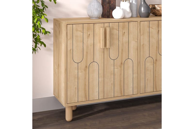 Konsoli Masateru Safidoniri Tammi - Safidoniri Tammi - Huonekalut - Pöytä & ruokailuryhmä - Apupöytä & sivupöytä - Konsolipöytä