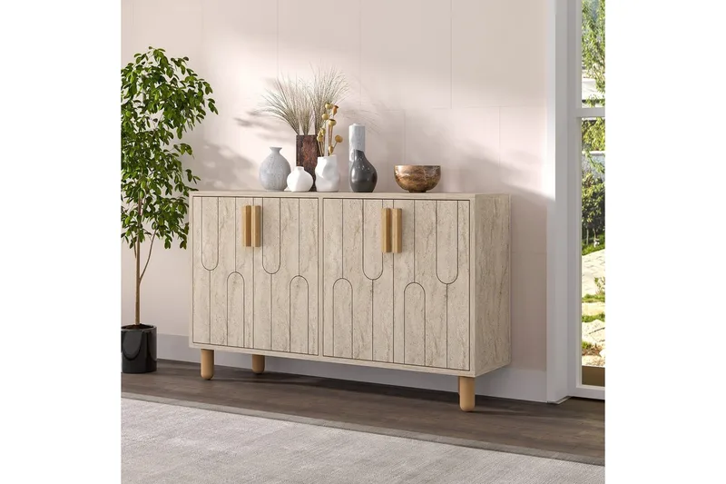 Konsoli Masateru Traverten - Traverten - Huonekalut - Pöytä & ruokailuryhmä - Apupöytä & sivupöytä - Konsolipöytä