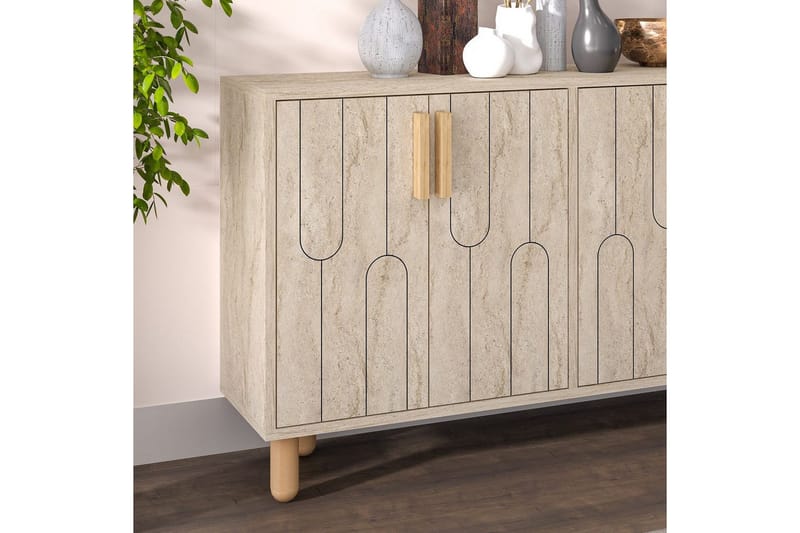 Konsoli Masateru Traverten - Traverten - Huonekalut - Pöytä & ruokailuryhmä - Apupöytä & sivupöytä - Konsolipöytä