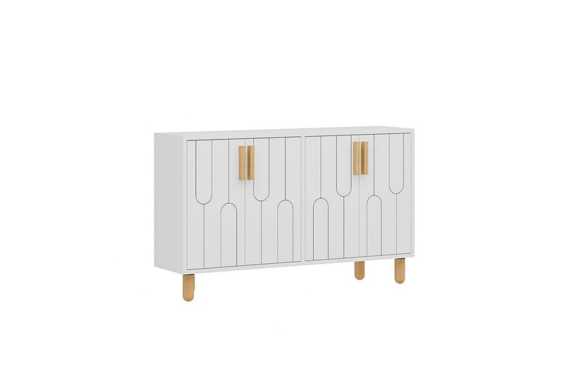 Konsoli Masateru Valkoinen - Valkoinen - Huonekalut - Pöytä & ruokailuryhmä - Apupöytä & sivupöytä - Konsolipöytä