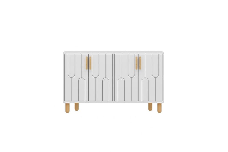 Konsoli Masateru Valkoinen - Valkoinen - Huonekalut - Pöytä & ruokailuryhmä - Apupöytä & sivupöytä - Konsolipöytä