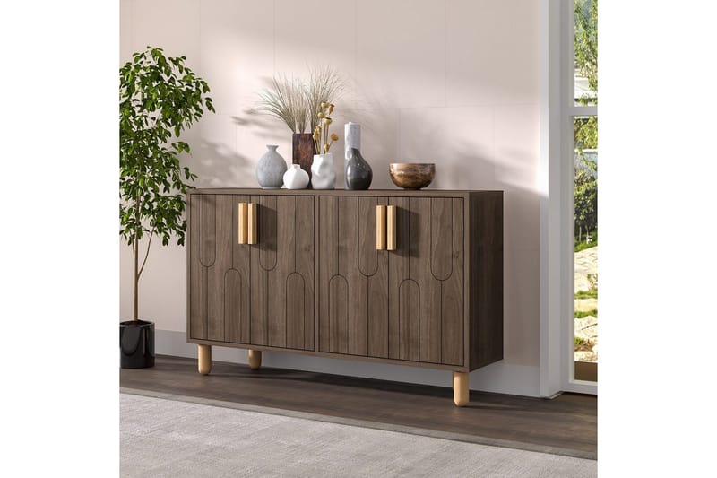 Konsoli Masateru Pähkinäpuu - Pähkinäpuu - Huonekalut - Pöytä & ruokailuryhmä - Apupöytä & sivupöytä - Konsolipöytä