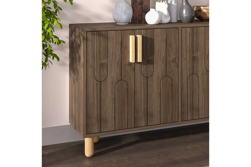 Konsoli Masateru Pähkinäpuu - Pähkinäpuu - Huonekalut - Pöytä & ruokailuryhmä - Apupöytä & sivupöytä - Konsolipöytä