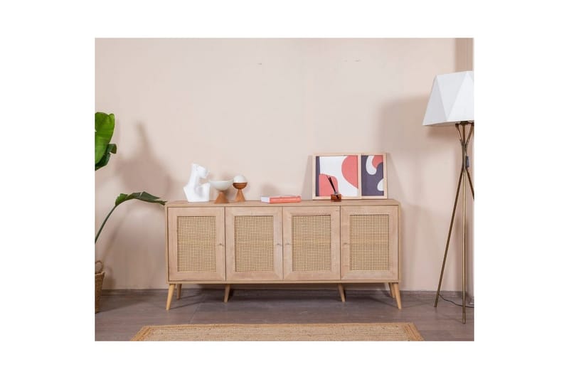 Konsoli Mjudi Tammi - Tammi - Huonekalut - Pöytä & ruokailuryhmä - Apupöytä & sivupöytä - Konsolipöytä