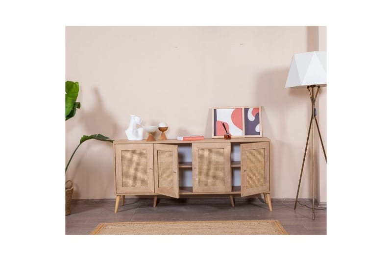 Konsoli Mjudi Tammi - Tammi - Huonekalut - Pöytä & ruokailuryhmä - Apupöytä & sivupöytä - Konsolipöytä