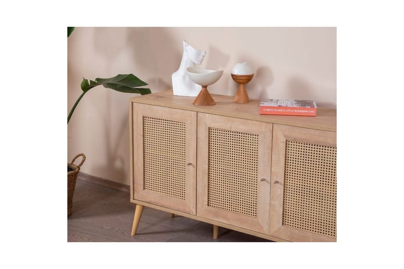 Konsoli Mjudi Tammi - Tammi - Huonekalut - Pöytä & ruokailuryhmä - Apupöytä & sivupöytä - Konsolipöytä