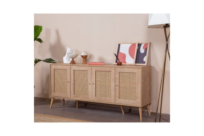 Konsoli Mjudi Tammi - Tammi - Huonekalut - Pöytä & ruokailuryhmä - Apupöytä & sivupöytä - Konsolipöytä