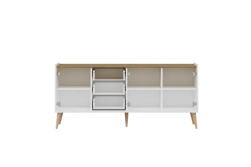 Konsoli Ralor Valkoinen - Valkoinen - Huonekalut - Pöytä & ruokailuryhmä - Apupöytä & sivupöytä - Konsolipöytä