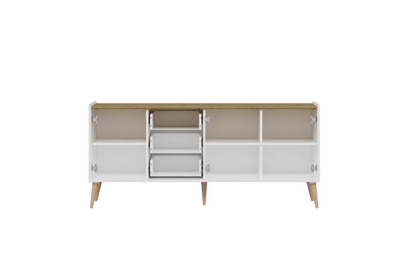 Konsoli Ralor Valkoinen - Valkoinen - Huonekalut - Pöytä & ruokailuryhmä - Apupöytä & sivupöytä - Konsolipöytä