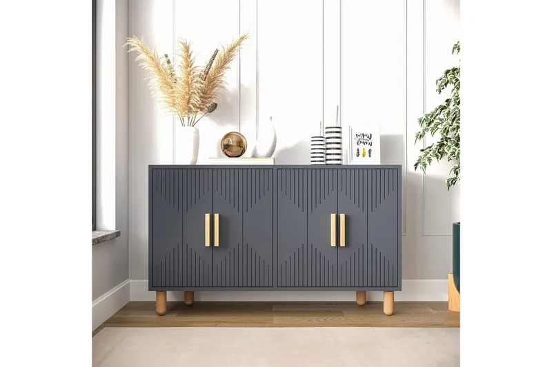 Konsoli Roger Antrasiitti - Antrasiitti - Huonekalut - Pöytä & ruokailuryhmä - Apupöytä & sivupöytä - Konsolipöytä