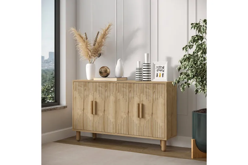 Konsoli Roger Safidoniri Tammi - Safidoniri Tammi - Huonekalut - Pöytä & ruokailuryhmä - Apupöytä & sivupöytä - Konsolipöytä