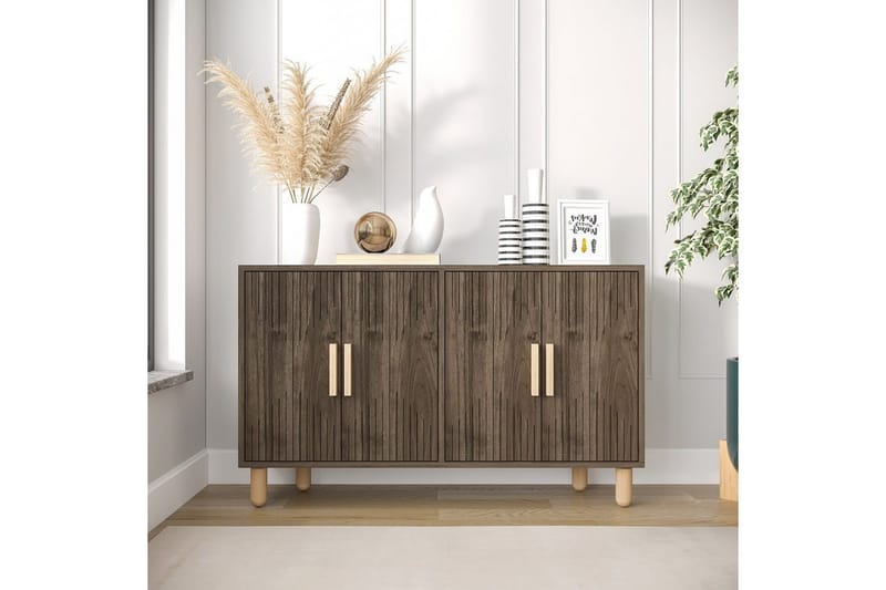 Konsoli Roger Pähkinäpuu - Pähkinäpuu - Huonekalut - Pöytä & ruokailuryhmä - Apupöytä & sivupöytä - Konsolipöytä