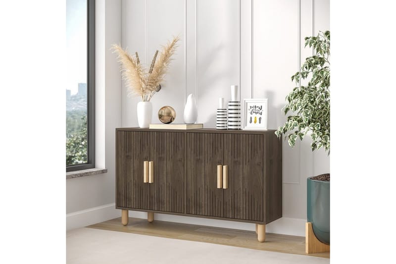 Konsoli Roger Pähkinäpuu - Pähkinäpuu - Huonekalut - Pöytä & ruokailuryhmä - Apupöytä & sivupöytä - Konsolipöytä