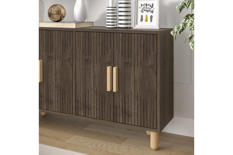 Konsoli Roger Pähkinäpuu - Pähkinäpuu - Huonekalut - Pöytä & ruokailuryhmä - Apupöytä & sivupöytä - Konsolipöytä