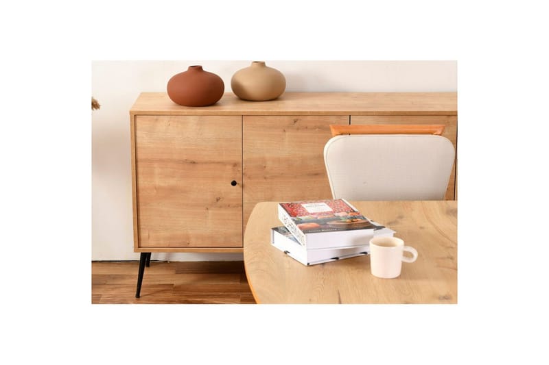 Konsoli Selougate Tammi - Keskisävyinen puu - Huonekalut - Pöytä & ruokailuryhmä - Apupöytä & sivupöytä - Konsolipöytä