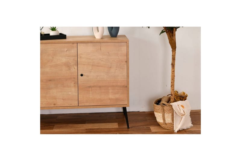 Konsoli Selougate Tammi - Keskisävyinen puu - Huonekalut - Pöytä & ruokailuryhmä - Apupöytä & sivupöytä - Konsolipöytä