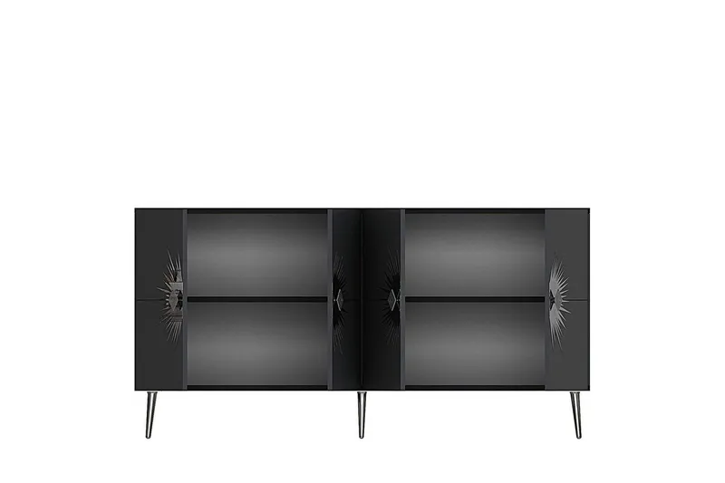 Konsoli Tari Antrasiitti / Hopea - Antrasiitti / Hopea - Huonekalut - Pöytä & ruokailuryhmä - Apupöytä & sivupöytä - Konsolipöytä