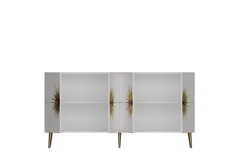 Konsoli Tari Valkoinen / Kulta - Valkoinen / Kulta - Huonekalut - Pöytä & ruokailuryhmä - Apupöytä & sivupöytä - Konsolipöytä