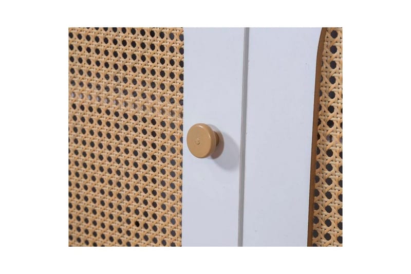 Konsoli Terra Valkoinen / Tammi - Keskisävyinen puu/Valkoinen - Huonekalut - Pöytä & ruokailuryhmä - Apupöytä & sivupöytä - Konsolipöytä