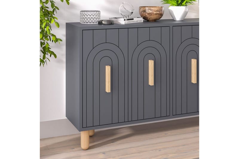 Konsoli Tiikeri Antrasiitti - Antrasiitti - Huonekalut - Pöytä & ruokailuryhmä - Apupöytä & sivupöytä - Konsolipöytä