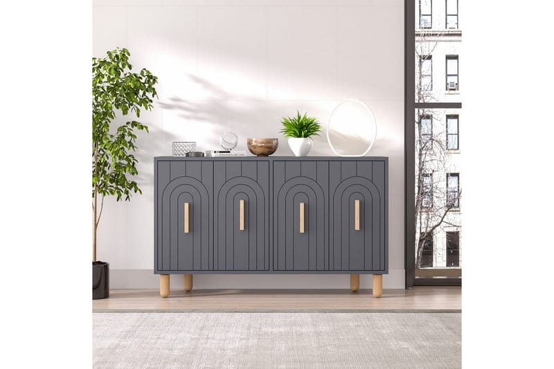 Konsoli Tiikeri Antrasiitti - Antrasiitti - Huonekalut - Pöytä & ruokailuryhmä - Apupöytä & sivupöytä - Konsolipöytä