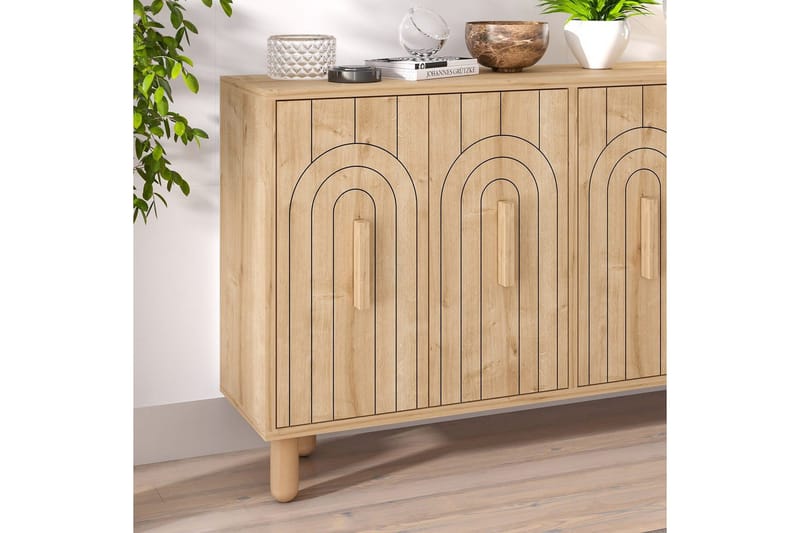 Konsoli Tiikeri Safidoniri Tammi - Safidoniri Tammi - Huonekalut - Pöytä & ruokailuryhmä - Apupöytä & sivupöytä - Konsolipöytä