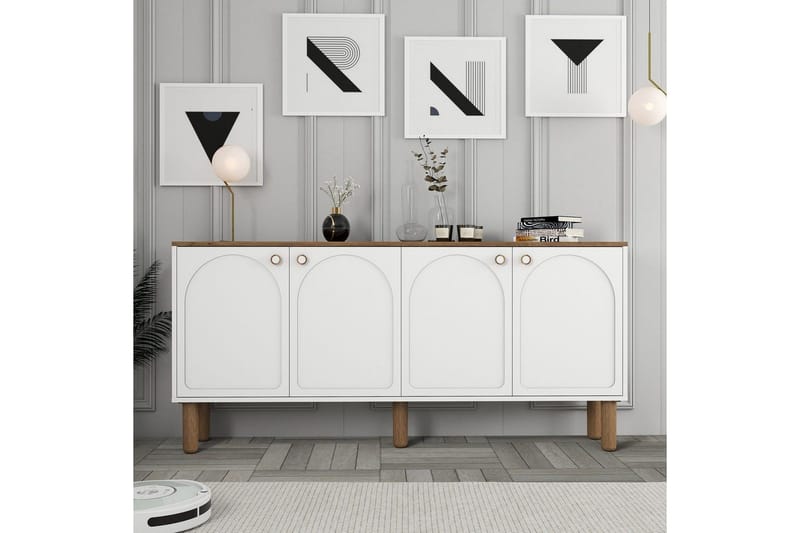 Konsoli Valkoinen - Valkoinen - Huonekalut - Pöytä & ruokailuryhmä - Apupöytä & sivupöytä - Konsolipöytä